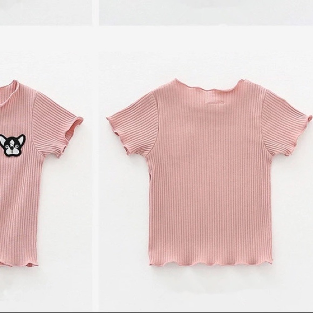 NWT Beautiful Baby Girl Dog Design Pink Shirt Top - Picture 5 of 5